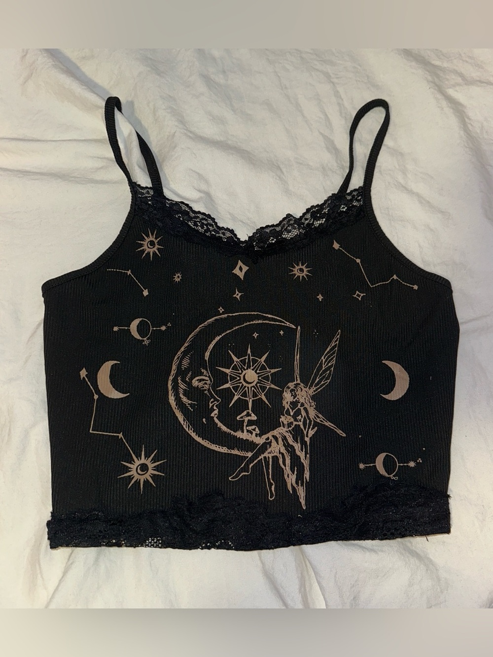 Moon Fairy Lace Tank Top